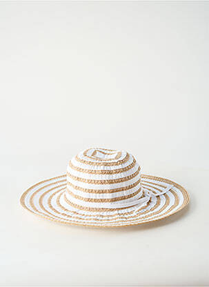Chapeau bande anti-transpiration blanc AUREGA femme