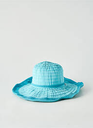 Chapeau bande anti-transpiration bleu HERMAN femme