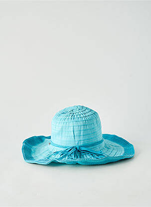 Chapeau bande anti-transpiration bleu HERMAN femme