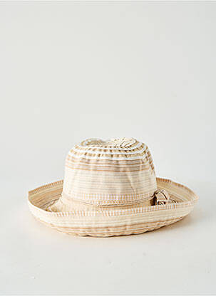 Chapeau bande anti-transpiration beige CRAMBES femme
