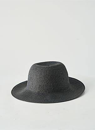 Chapeau forme chapeau paille noir HATTYPIC femme