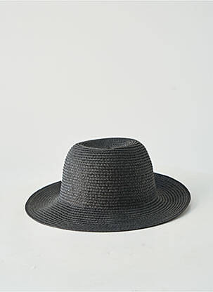 Chapeau forme chapeau paille noir HATTYPIC femme