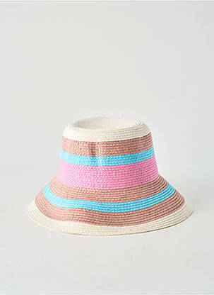 Chapeau forme chapeau paille beige HERMAN femme