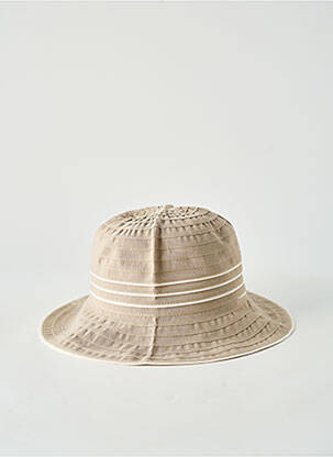 Chapeau tissage popeline vert AUREGA femme