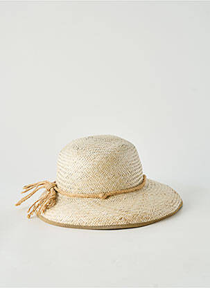 Chapeau broderie ruban beige CRAMBES femme