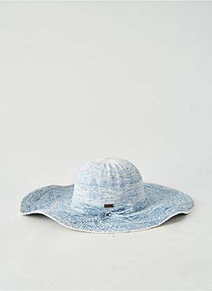 Chapeau forme chapeau paille bleu AUREGA femme