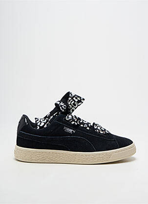 Baskets fermeture lacets bout rond noir PUMA fille