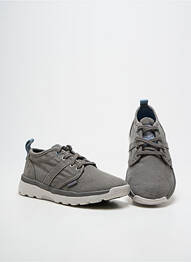Baskets fermeture lacets bout rond gris PALLADIUM garcon