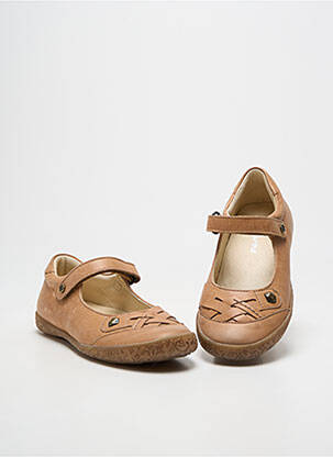Ballerines  bout rond marron NATURINO fille