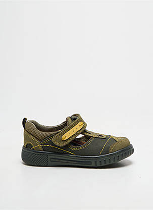 Sandales/nu pieds bout rond bout rond vert HUSH PUPPIES garçon