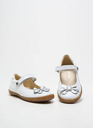 Ballerines  bout rond blanc NATURINO fille