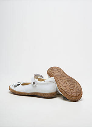Ballerines  bout rond blanc NATURINO fille
