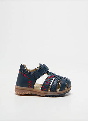 Sandales/nu pieds bout rond bout rond bleu KICKERS garçon