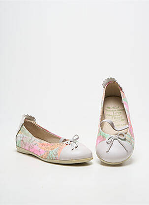 Ballerines bout rond bout rond gris NOËL fille