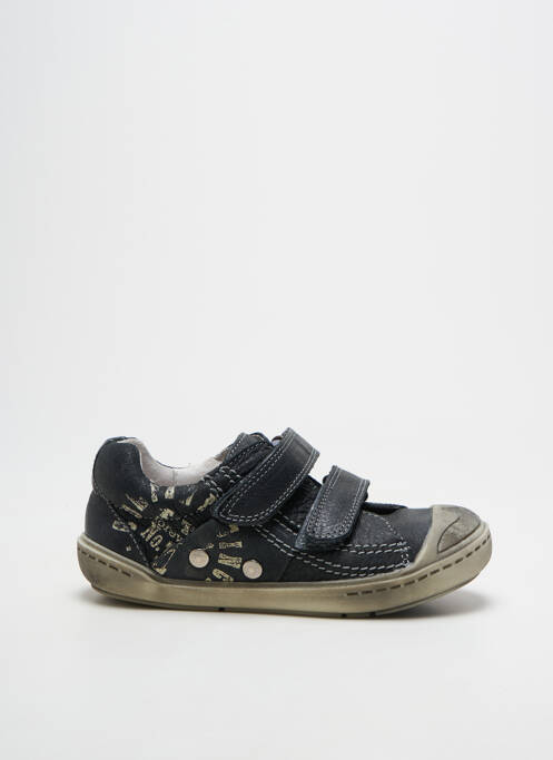 Baskets impression bout rond noir TTY garcon