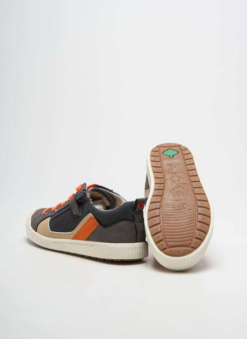 Baskets bout rond bout rond gris KICKERS garcon
