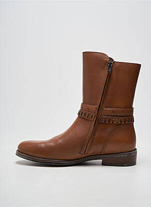 Bottines/boots talon bas talon plat jusqu'à 3cm marron BELLAMY femme