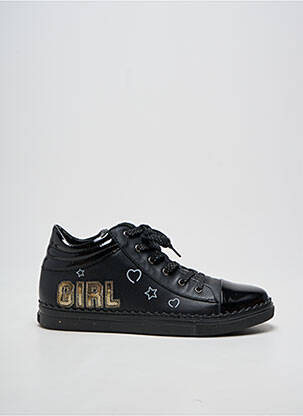 Baskets fermeture zip et lacets talon plat jusqu'à 3cm noir BELLAMY femme