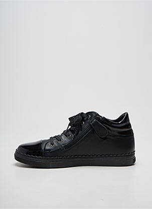 Baskets fermeture zip et lacets talon plat jusqu'à 3cm noir BELLAMY femme