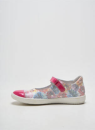 Ballerines impression bout rond rose BELLAMY fille