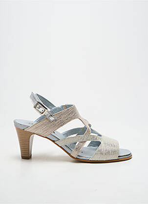 Sandales/nu pieds talon aiguille talon de 7 à 9cm argent ARTIKA SOFT femme