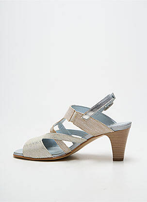Sandales/nu pieds talon aiguille talon de 7 à 9cm argent ARTIKA SOFT femme
