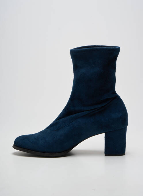 Bottines/boots talon bottier talon de 4 à 6cm bleu REBELLES femme