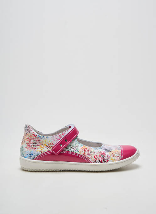 Ballerines impression bout rond rose BELLAMY fille