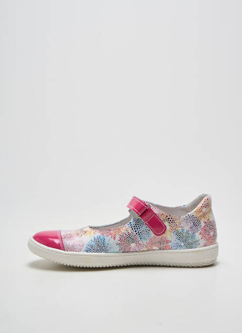 Ballerines impression bout rond rose BELLAMY fille