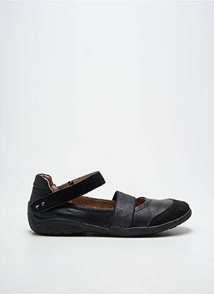 Ballerines semelle amovible talon plat jusqu'à 3cm noir SWEET femme