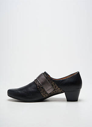 Derbies cubain talon de 4 à 6cm noir SWEET femme