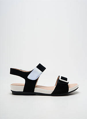 Sandales/nu pieds bout ouvert talon plat jusqu'à 3cm noir SWEET femme