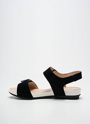 Sandales/nu pieds bout ouvert talon plat jusqu'à 3cm noir SWEET femme