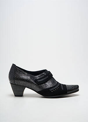 Derbies bout pointu talon de 4 à 6cm noir UN TOUR EN VILLE femme