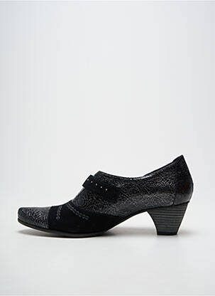 Derbies bout pointu talon de 4 à 6cm noir UN TOUR EN VILLE femme