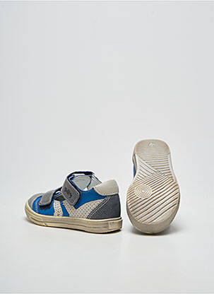 Baskets semelle amovible bout rond bleu BELLAMY garçon