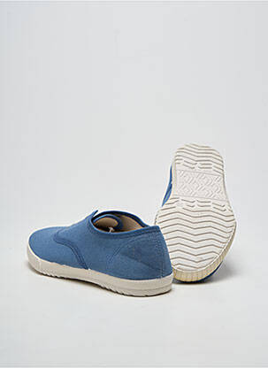 Slip ons  talon plat jusqu'à 3cm bleu SEMELFLEX femme