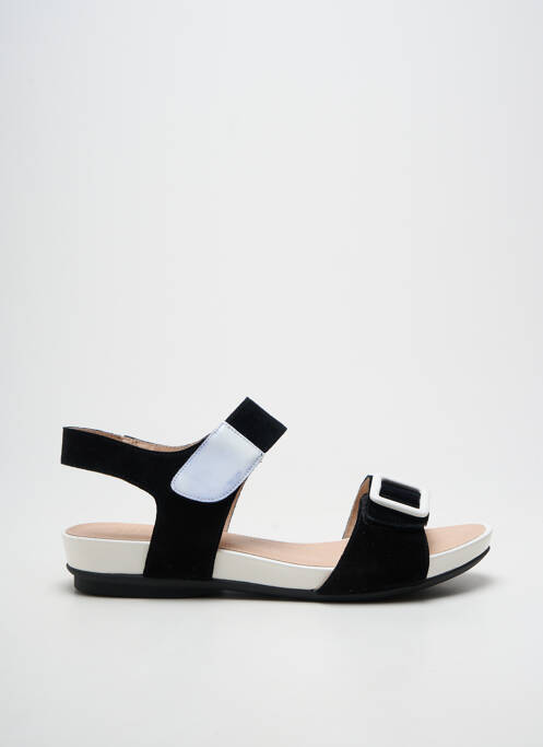 Sandales/nu pieds bout ouvert talon plat jusqu'à 3cm noir SWEET femme