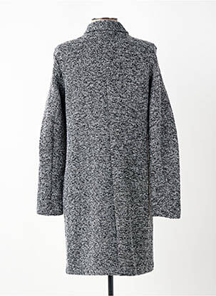 Robe de chambre col chemisier gris SENORETTA femme