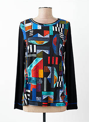 T-shirt manches longues manches longues noir TINTA STYLE femme