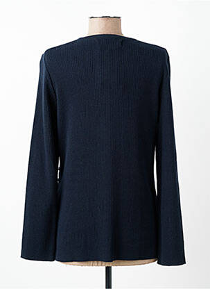 Gilet manches longues stretch bleu CHASSAGNARD femme