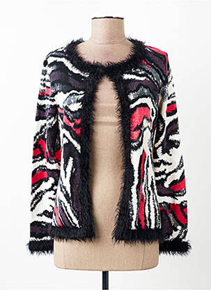 Gilet manches longues stretch rouge BUGARRI femme