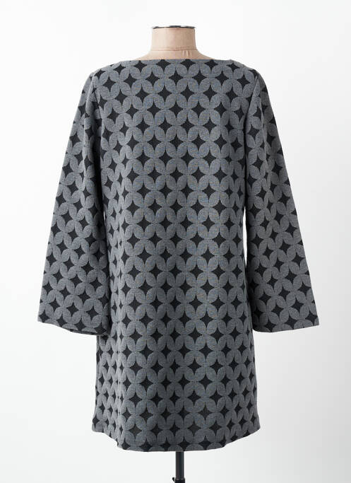 Robe pull stretch manches longues gris SENORETTA femme