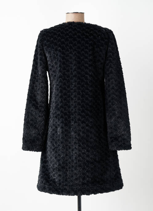 Robe de chambre poches noir SENORETTA femme