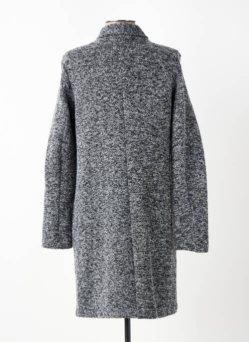 Robe de chambre col chemisier gris SENORETTA femme