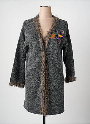 Gilet manches longues coupe cintrée gris OLIVIER PHILIPS femme