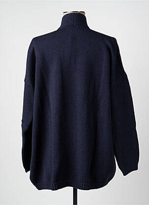 Gilet manches longues stretch bleu MONTAGUT femme