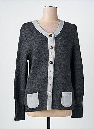 Gilet manches longues stretch gris CHASSAGNARD femme