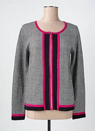 Gilet manches longues stretch gris FELINO femme