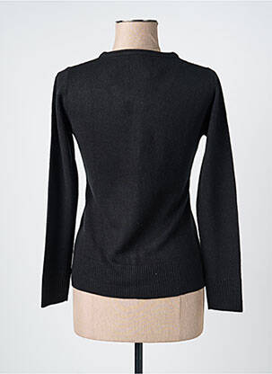 Gilet manches longues stretch noir FELINO femme